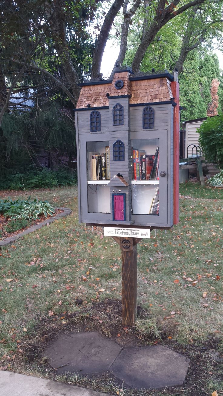 Haunted House Little Free Library