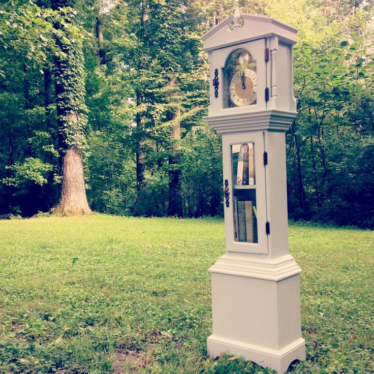 Grandfather clock Little Free Library